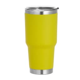 1 30oz Car Cup, Thermos Cup with Sealed Sliding Lid, Coffee Cup, Office Cup, Gift Cup, Cold-Keeping Cup, Snowman Cup, Powder Coa