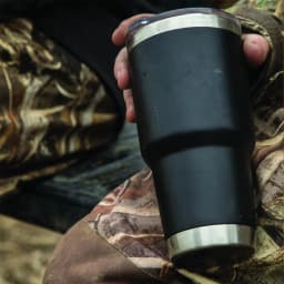 1 30oz Car Cup, Thermos Cup with Sealed Sliding Lid, Coffee Cup, Office Cup, Gift Cup, Cold-Keeping Cup, Snowman Cup, Powder Coa