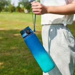 1 Liter Sports Water Bottle Large Capacity Men Women Summer Portable Plastic Bottle for Outdoor Travel Fitness Drinkware