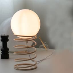 Bauhaus Spring Glass Table Lamp Vintage Nordic Modern Minimalist Homestay Living Room Bedroom Bedside Lamp