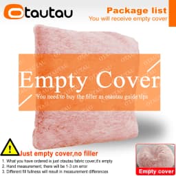 OTAUTAU 2/3/4ft Fluffy Faux Fur Bean Bag Cover Pouf Beanbag Cover DD003【No Filler Inside!You Need To Buy Filler Yourself】