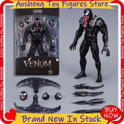 Hot Venom Legends Action Figure Joint Movable Toys Movie Collection Change Face Statue Model Collectible Decorate For Toy Gift
