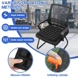 Air Bags Travel Cushion High Rebound Pressur 3D Air Cell Seat Cushion Lightweight Breathable for Car Office Chair Home