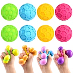 Colorful Vent Ball Safe Squeeze Fidget Toy Adorable Anti-stress Ball TPR Colored Vent Ball Toy Squeezing Toys Relieve Stress