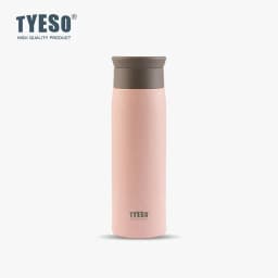 350/500ML Tyeso Stainless Steel Insulated Water Bottle Simple Round Shoulder Travel Mug Portable Frosted Ins Style Design