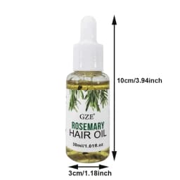 GZE Rosemary Oil For Hair Rosemary Scalp Hair Oil, All Type & Texture | Straight, Waves & Chemically Hairs Strengthens