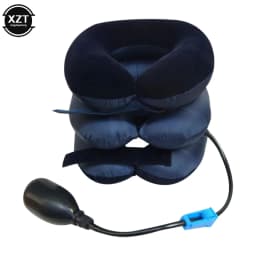 Neck Massager 3 Layer Inflatable Air Cervical Neck Traction Support PainStress Relief Neck Collar Pillow Neck Stretching Brace