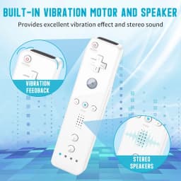 2in1 Controller For Nintendo WII/WII U Gaming Left Right Joystick Wireless Gamepads Optional Motionplus Func Game Remote Control