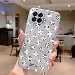 For Samsung Galaxy M33 5G Case Cover Cute Butterfly Flowers Protective Phone Case For Samsung M14 M15 M54 M55 M34 Transparent