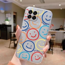 For Samsung Galaxy M33 5G Case Cover Cute Butterfly Flowers Protective Phone Case For Samsung M14 M15 M54 M55 M34 Transparent