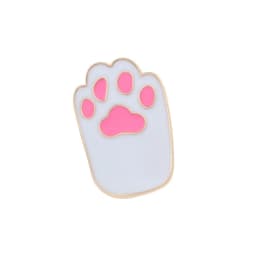 1Pcs Cute Cartoon Cat Colorful Foot Pins Acrylic Badges Brooch lapel Pin For Women Clothes On The Backpack Accessories jewelry