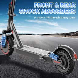 2026 NEW 10‘’ Electric Scooter for Adults,500W Powerful Motor,22 Miles Long Range,Dual Braking System,22Mph Max Speed,Foldable E Scooter with Solid Tires,APP Control