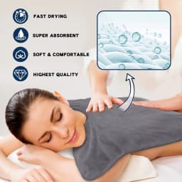1/5 Pcs Beautician's Special Face Towel - Spa Grade U-shaped Face Towel - Soft Massage and Skincare Tool