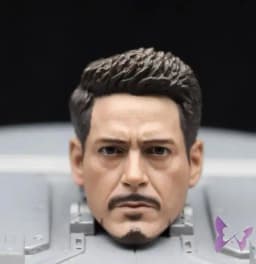 1/6 Scale US Soldier Head Sculpt - Sci-Fi Film Hero/Villain - Painted Head Model Kit for 12in Action Figures Toys