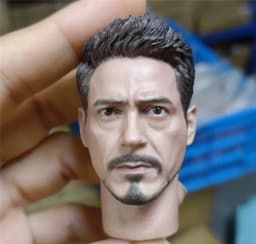 1/6 Scale US Soldier Head Sculpt - Sci-Fi Film Hero/Villain - Painted Head Model Kit for 12in Action Figures Toys