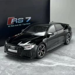 1: 18 RS7 Sport Remote Key Edition Super Run Sound and Light Alloy Model Advanced Children's Toy Birthday Gift Decoration