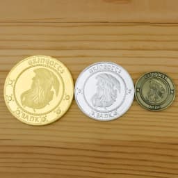 Harries Gringotts Gold Coin Movie Peripherals Potters Souvenir Hogwarts Badge Magic World Currency Cosplay Props Toys Kids Gifts