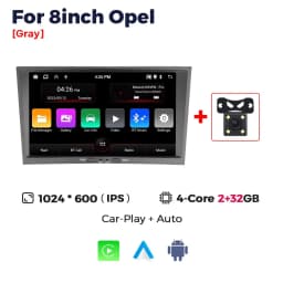 MEKEDE android 13 8inch Car radio GPS Carplay For Opel Astra H J 2004 Vectra Vauxhall Antara Zafira Corsa C D Vivaro Meriva Veda