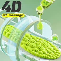 4D Latex Sport Insoles Super Soft High Elasticity Shoe Pads Anti-pain Deodorant Cushion Arch Support Running Insoles Foot Insole