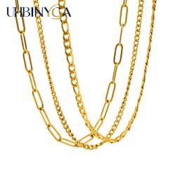 Pendant Chain 40cm-60cm- Create Personalized Necklace, Hypoallergenic Waterproof Stainless Steel Necklace for Women Everyday