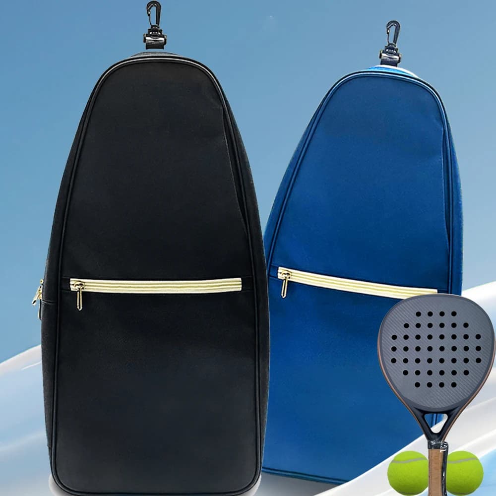 Tennis Padel Racket Cover Bag, Single Shoulder Bag Oxford Cloth Tennis Padel Bags Case, Waterproof Wear-Resistant Pickkle Bag