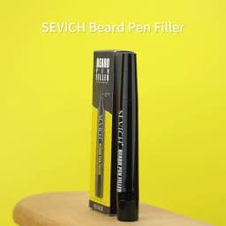 Waterproof Beard Pen Filler Men Moustache Coloring Pen Beard Coloring Filling Enhancer Black Fiber Hair Beard Stuffing Pen Tool