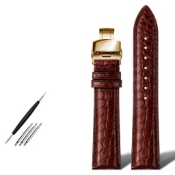 Genuine alligator leather Watch Strap 18mm 19mm 20mm 21mm 22mm 24mm watchband mens watch band crocodile skin bracelet belts