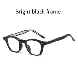 Personality Vintage Spectacles Frame Men Women Ultralight TR90 Square Rivet Frame Anti Blue Light Optical Eyeglasses