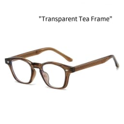 Personality Vintage Spectacles Frame Men Women Ultralight TR90 Square Rivet Frame Anti Blue Light Optical Eyeglasses