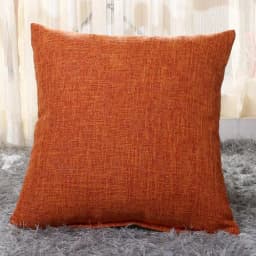 Pillow Case Home Decoration Salon Cushion Cover 50X50 Solid Pillowcase with Zipper Cotton Linen for Sofa Car Chair 45x45 40X40