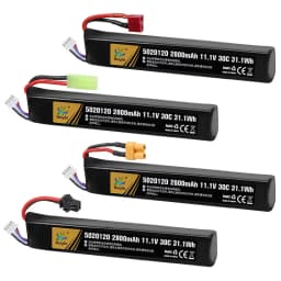 Water Gun Airsoft LiPo Battery 3S 11.1V 2800mAh 5020120 T/Small Tamiya Plug for Airsoft BB Air Pistol Electric Toys Guns Parts