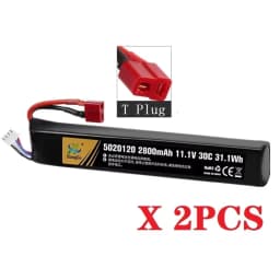 Water Gun Airsoft LiPo Battery 3S 11.1V 2800mAh 5020120 T/Small Tamiya Plug for Airsoft BB Air Pistol Electric Toys Guns Parts