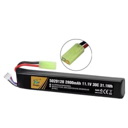 Water Gun Airsoft LiPo Battery 3S 11.1V 2800mAh 5020120 T/Small Tamiya Plug for Airsoft BB Air Pistol Electric Toys Guns Parts