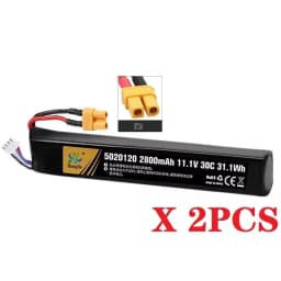 Water Gun Airsoft LiPo Battery 3S 11.1V 2800mAh 5020120 T/Small Tamiya Plug for Airsoft BB Air Pistol Electric Toys Guns Parts