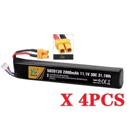 Water Gun Airsoft LiPo Battery 3S 11.1V 2800mAh 5020120 T/Small Tamiya Plug for Airsoft BB Air Pistol Electric Toys Guns Parts