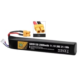 Water Gun Airsoft LiPo Battery 3S 11.1V 2800mAh 5020120 T/Small Tamiya Plug for Airsoft BB Air Pistol Electric Toys Guns Parts