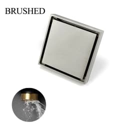 304Stainless Steel Floor Drain10cm Shower Floor Drain Bathroom Shower Invisible Floor Drain Toilet Balcony Waste Grates Strainer