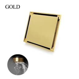304Stainless Steel Floor Drain10cm Shower Floor Drain Bathroom Shower Invisible Floor Drain Toilet Balcony Waste Grates Strainer