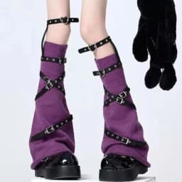 Y2k Lace Knee Length Flare Leg Socks Kawaii Leg Warmers Harajuku Gothic Lolita Women Leg Cover Boots Socks