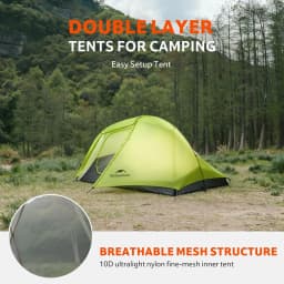 Naturehike Star Trail EXT Hiking Tent Outdoor Camping Ultralight Rainstorm Protection Wild Tent 1 2 Person 0D Nylon Backpacking Tent