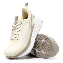 FitVille Women's Sports Shoes, Wide Casual Breathable Non‑Slip Sneakers, Comfortable Cushioned Running Jogging Shoes with Arch Support