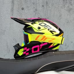 ORZ Högkvalitativ Motorcykel Offroad Racinghjälm ATV Skog DH Mountainbike Fullhjälm DOT-Godkänd