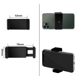 Tripod Stand Phone Clip 1/4 Inch Screw Hole Holder For Tripod Mobile Smart Phone Universal Accessories Stand Mount
