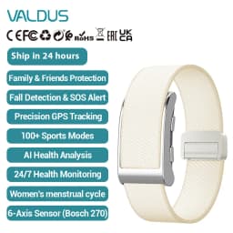 VALDUS VIGOR GPS Smart Bracelet Man Woman SOS Fall Detection Safety Guardian Heart Rate Fitness Tracker New NO Screen Smartwatch