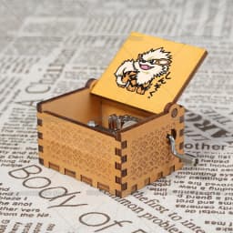 Pok É Mon Music Box Ornaments girl Party Wooden Hand Cranked Musical Box Valentine's Day Birthday Holiday Christmas Gifts Hot