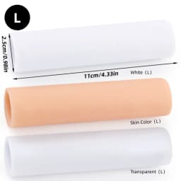 1/2Pairs Silicone Toe Cover Elastic Finger Protective Tube Toe Protection Pipe Reduce Friction Gel Foot Protector Pedicure
