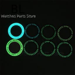 NH35 Luminous Watch Calendar Disc Black White Green Blue Date Wheel For NH34 NH35 MovementS Modified Repair ToolS 3.0/3.8 Crown