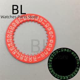 NH35 Luminous Watch Calendar Disc Black White Green Blue Date Wheel For NH34 NH35 MovementS Modified Repair ToolS 3.0/3.8 Crown