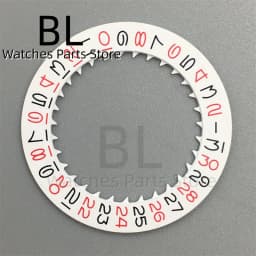 NH35 Luminous Watch Calendar Disc Black White Green Blue Date Wheel For NH34 NH35 MovementS Modified Repair ToolS 3.0/3.8 Crown