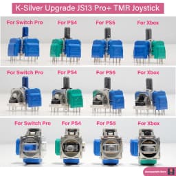 K-SILVER JS13 PRO+ TMR Joystick for Switch Pro PS5 PS4 Xbox Series Xbox One Anti-Drift Electromagnetic 3D Analog TMR ThumbStick